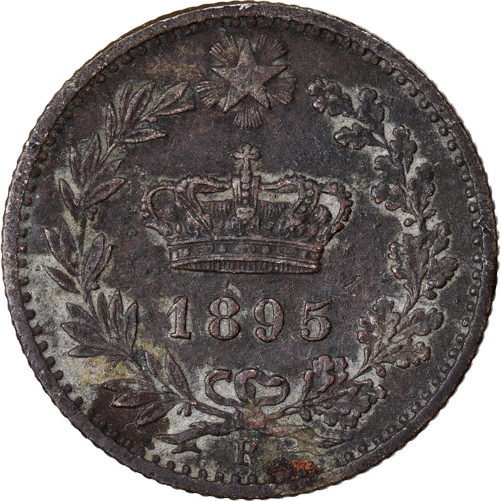 Moneda, Italia, Umberto I, 20 Centesimi, 1895, Rome, BC+, Cobre - níquel