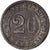 Coin, Italy, Umberto I, 20 Centesimi, 1895, Rome, VF(20-25), Copper-nickel