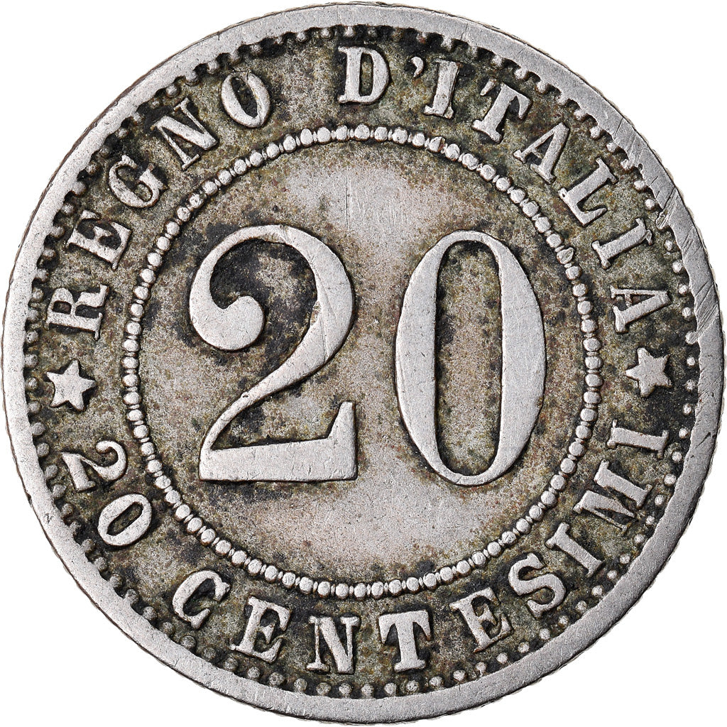 Munten, Italië, Umberto I, 20 Centesimi, 1895, Rome, FR+, Copper-nickel