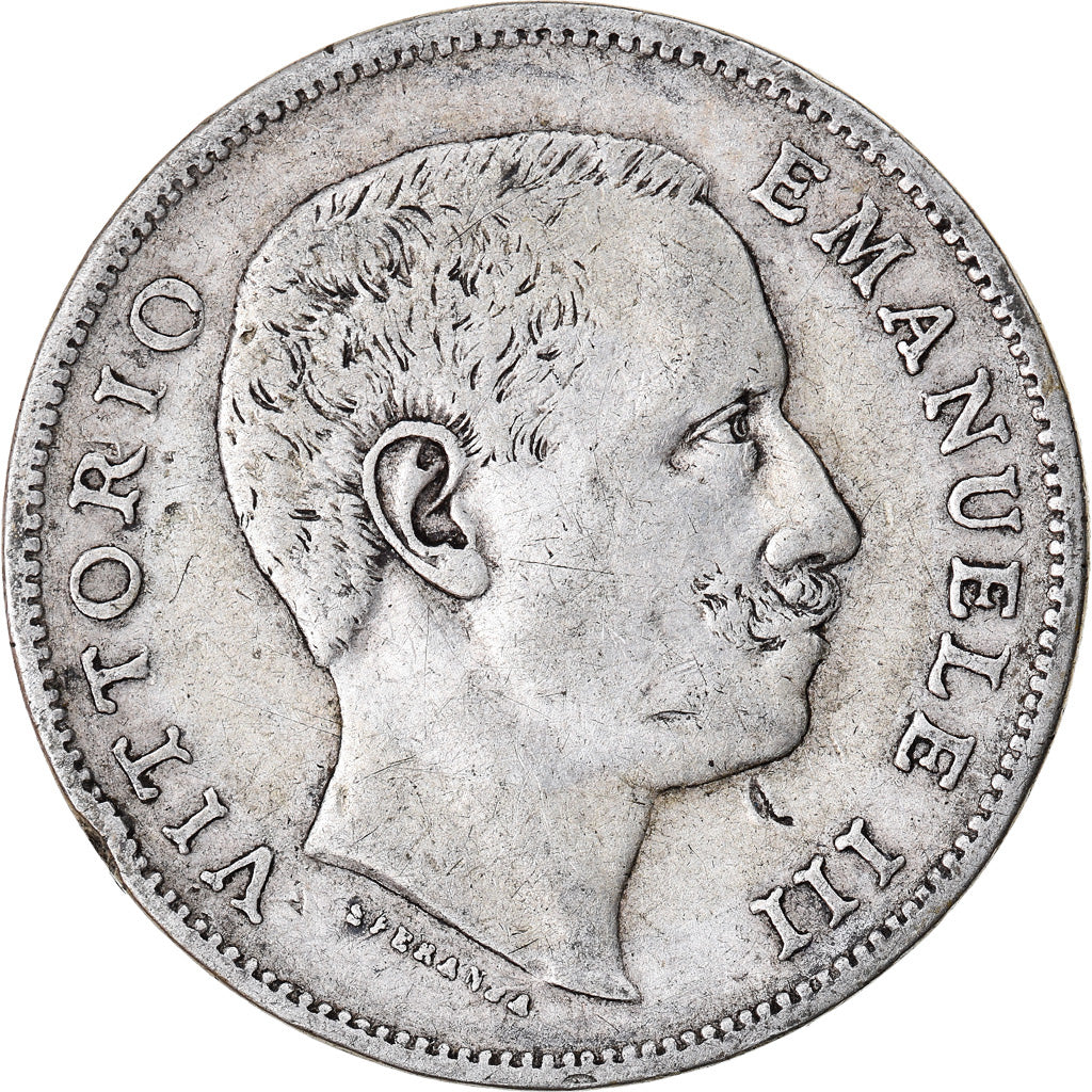 Monnaie, Italie, Vittorio Emanuele III, Lira, 1902, Rome, TB+, Argent, KM:32