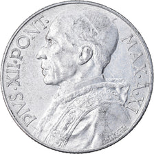 Moneda, CIUDAD DEL VATICANO, Pius XII, 5 Lire, 1949, Roma, EBC, Aluminio, KM:42