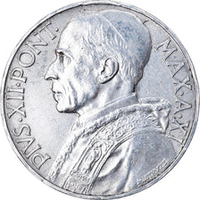 Moeda, CIDADE DO VATICANO, Pius XII, 10 Lire, 1949, Roma, EF(40-45), Alumínio