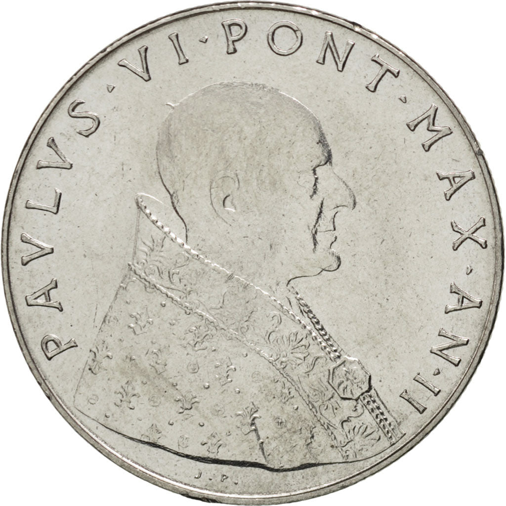 Vatican, Paul VI, 50 Lire 1964, KM 81.1