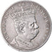Munten, Eritrea, Umberto I, 2 Lire, 1891, Roma, ZF, Zilver, KM:3