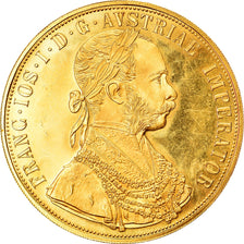 Coin, Austria, Franz Joseph I, 4 Ducat, 1915, Vienne, Official restrike