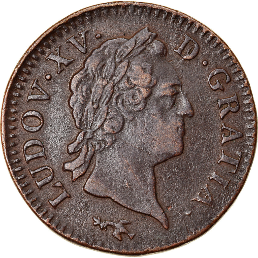 Münze, Frankreich, Louis XV, Sol à la vieille tête, Sol, 1769, Besan, VZ