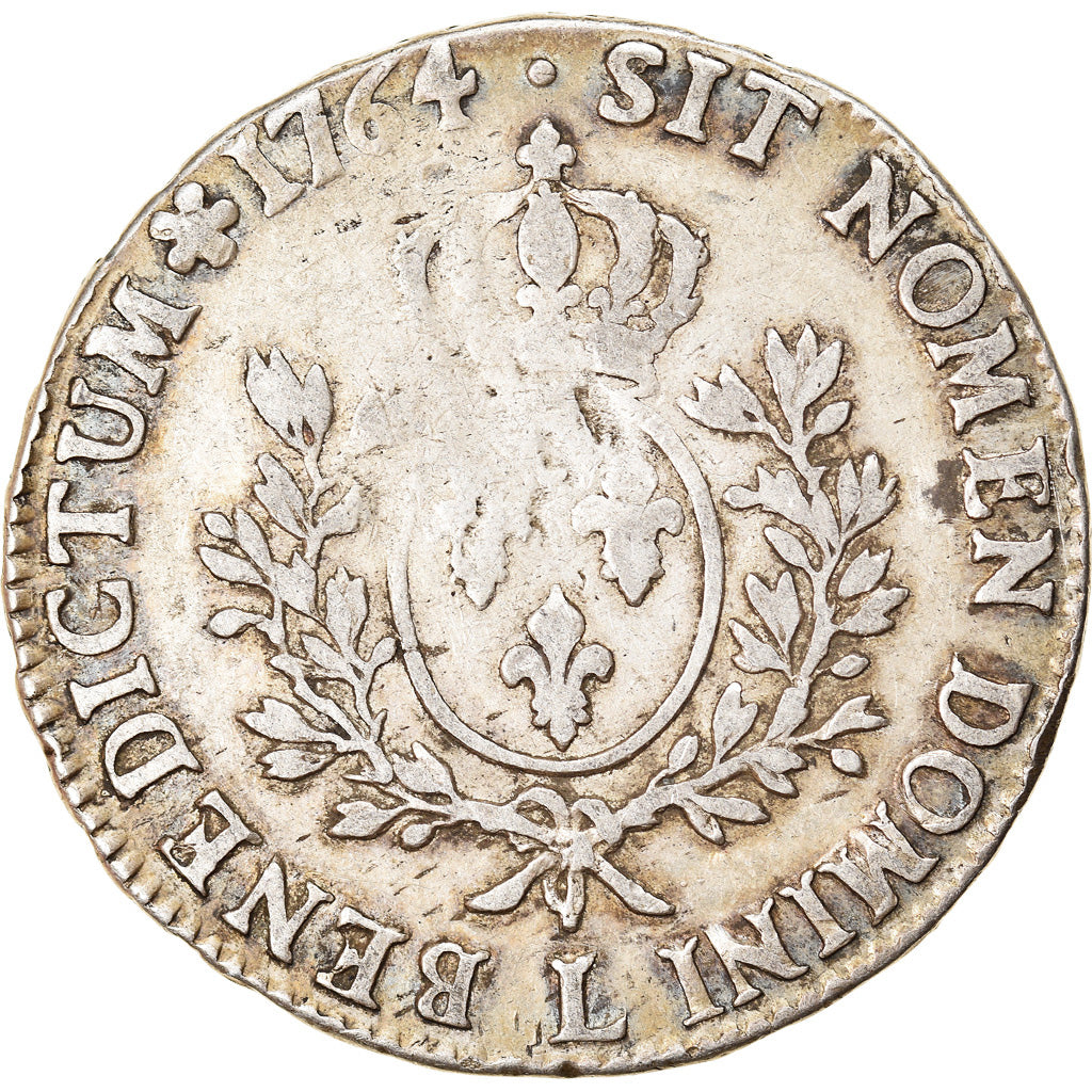Münze, Frankreich, Louis XV, Écu au bandeau, Ecu, 1764, Bayonne, S, Silber