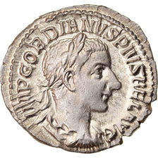 Moneta, Gordian III, Denarius, Rome, MS(63), Srebro, Cohen:325