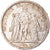 Moneta, Francja, Hercule, 5 Francs, 1872, Paris, AU(55-58), Srebro, KM:820.1