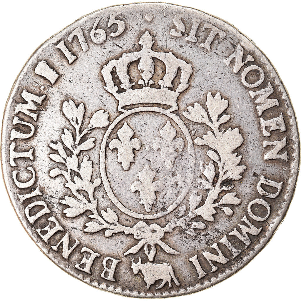 Monnaie, France, Louis XV, Écu de Béarn au bandeau, Ecu, 1765, Pau, TB+