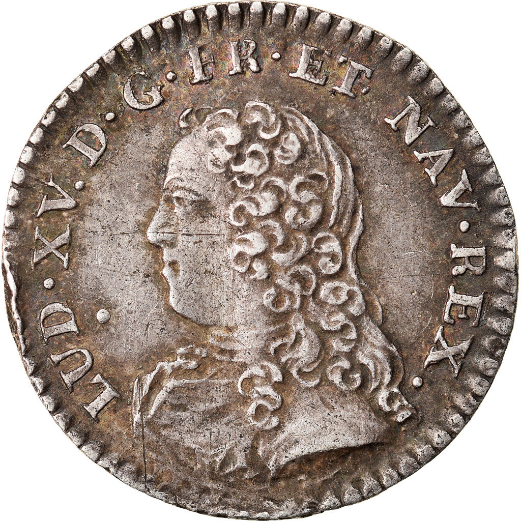 Coin, France, Louis XV, 1/20 Écu  aux branches d'olivier (6 sols), 6 Sols, 1/20