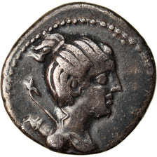 Moeda, Postumia, Denarius, Roma, EF(40-45), Prata