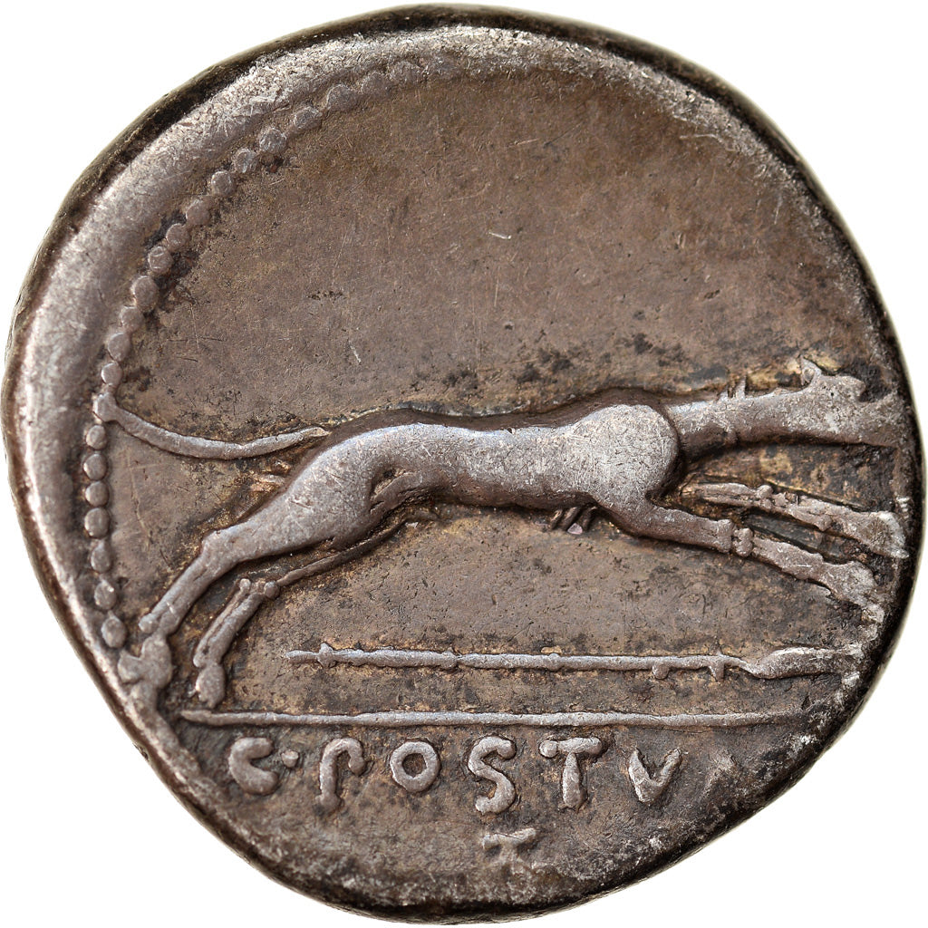 Monnaie, Postumia, Denier, Roma, TTB, Argent