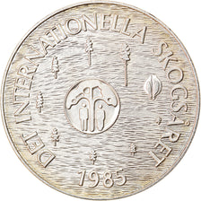 Coin, Sweden, Carl XVI Gustaf, 100 Kronor, 1985, MS(65-70), Silver, KM:866