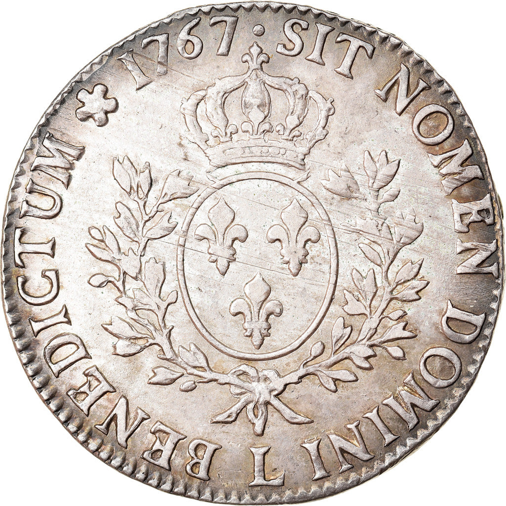 Monnaie, France, Louis XV, Écu au bandeau, Ecu, 1767, Bayonne, TTB+, Argent