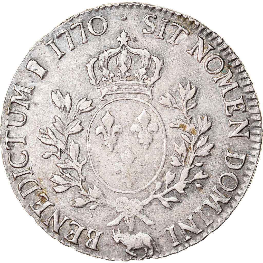 Coin, France, Louis XV, Écu de Béarn au bandeau, Ecu, 1770, Pau, EF(40-45)