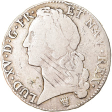Moeda, França, Louis XV, Écu au bandeau, Ecu, 1767, Limoges, VF(20-25), Prata