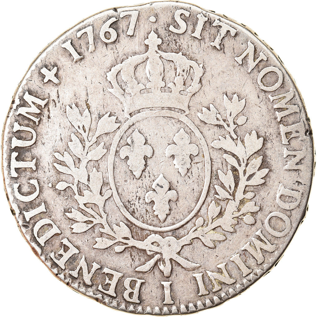 Moeda, França, Louis XV, Écu au bandeau, Ecu, 1767, Limoges, VF(20-25), Prata