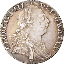 Coin, Great Britain, George III, Shilling, 1787, AU(50-53), Silver, KM:607.1