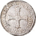 Munten, Frankrijk, ¼ Ecu, 1605, Saint Lô, PR+, Zilver, Ciani:1512