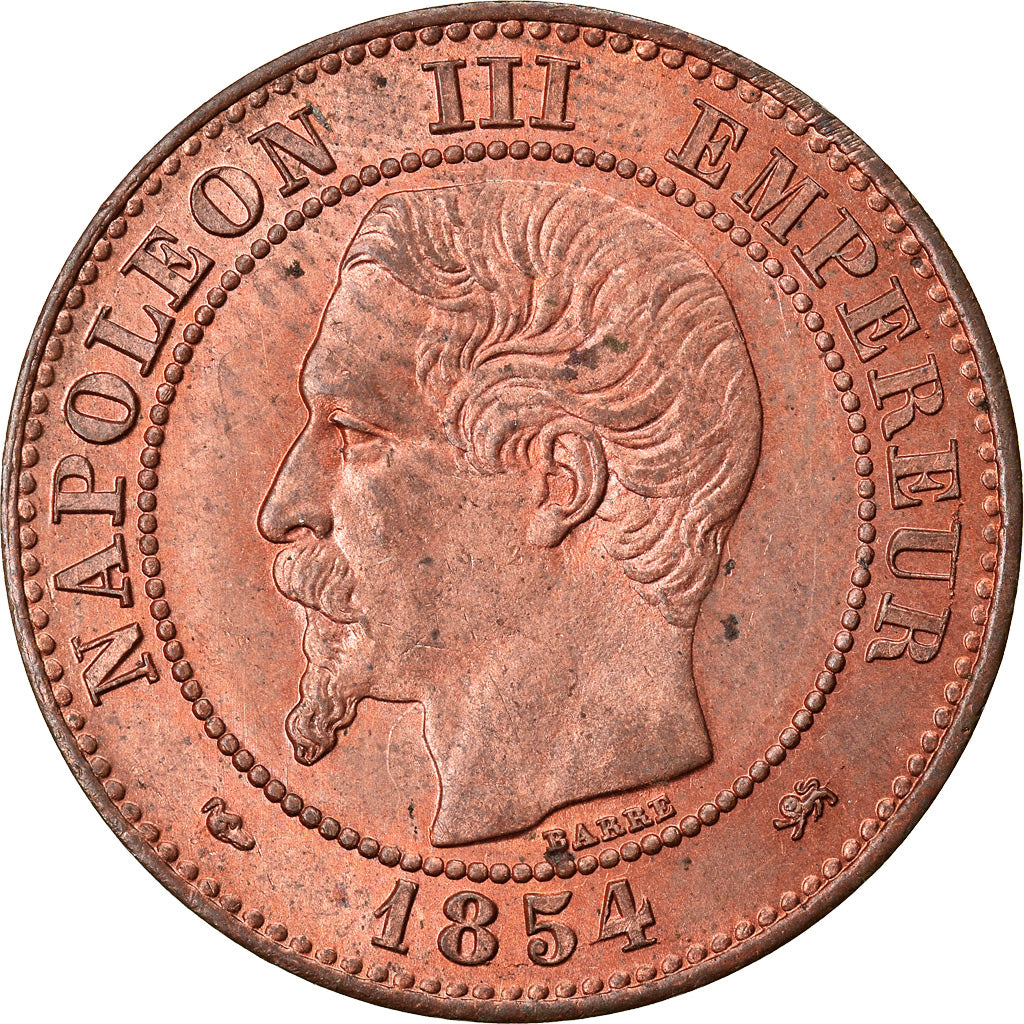 Munten, Frankrijk, Napoleon III, Napoléon III, 2 Centimes, 1854, Lyon, UNC