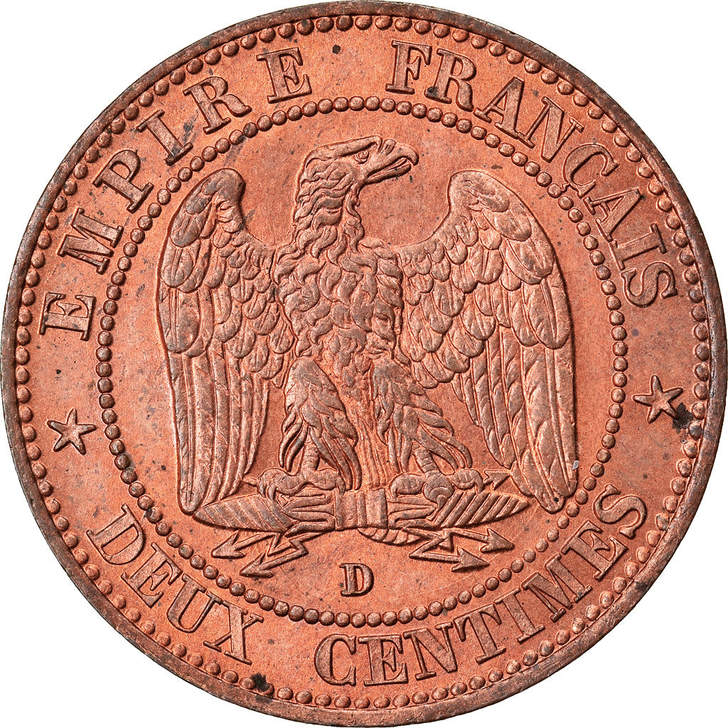 Munten, Frankrijk, Napoleon III, Napoléon III, 2 Centimes, 1854, Lyon, UNC