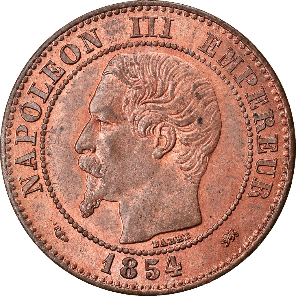 Monnaie, France, Napoleon III, Napoléon III, 2 Centimes, 1854, Lyon, SPL+