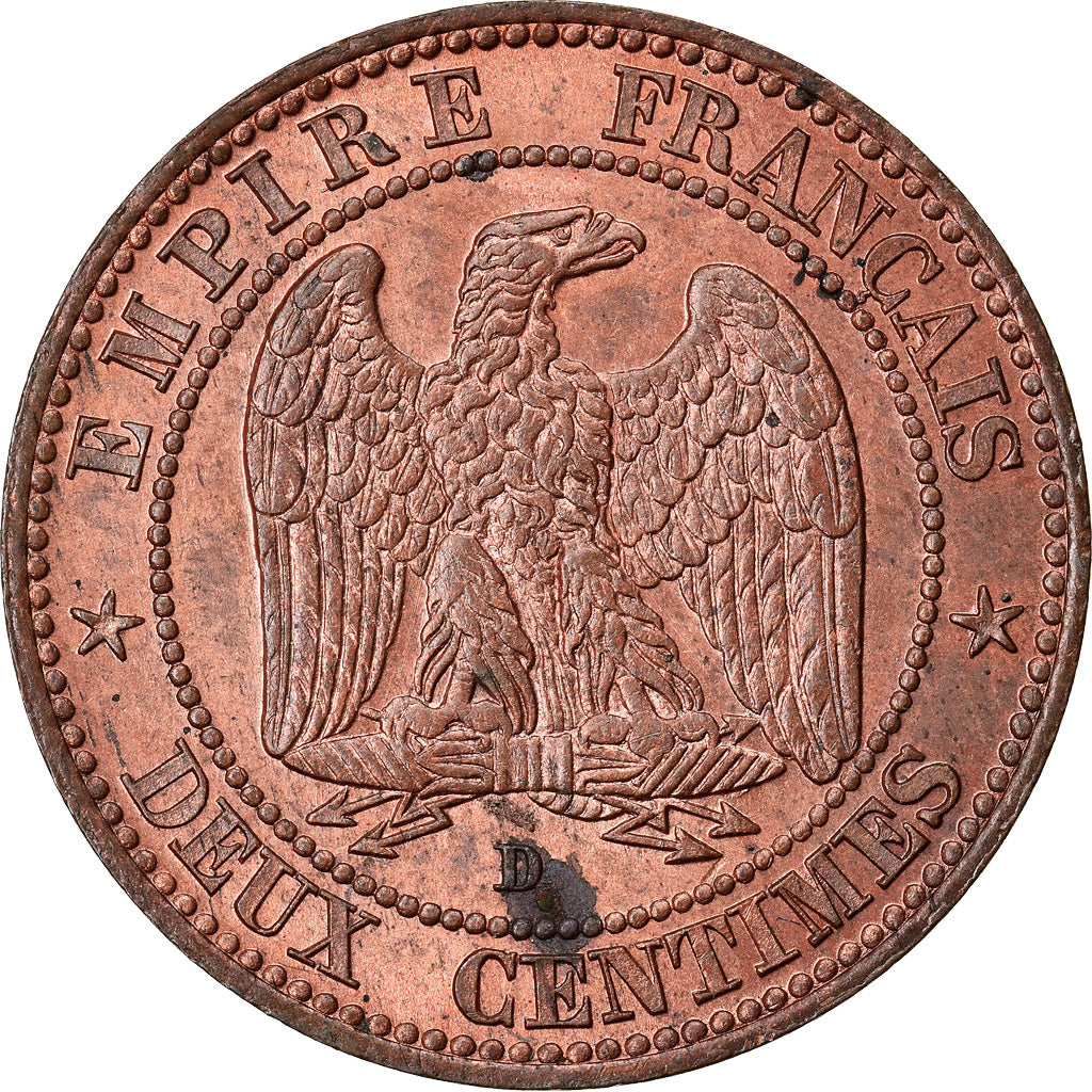 Monnaie, France, Napoleon III, Napoléon III, 2 Centimes, 1854, Lyon, SPL+