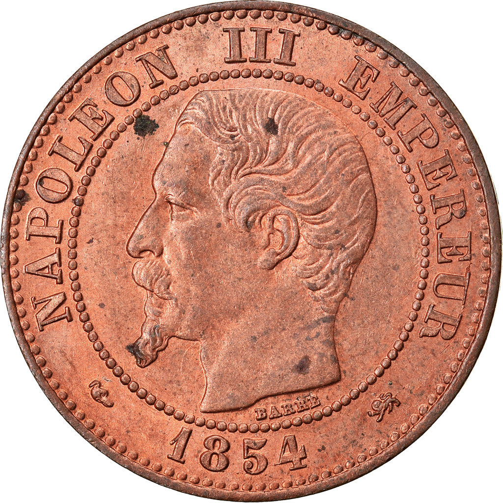 Monnaie, France, Napoleon III, Napoléon III, 2 Centimes, 1854, Lyon, SPL+