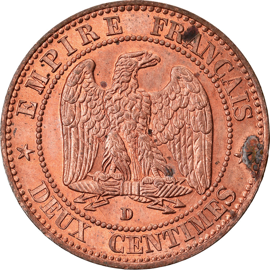 Monnaie, France, Napoleon III, Napoléon III, 2 Centimes, 1854, Lyon, SPL+