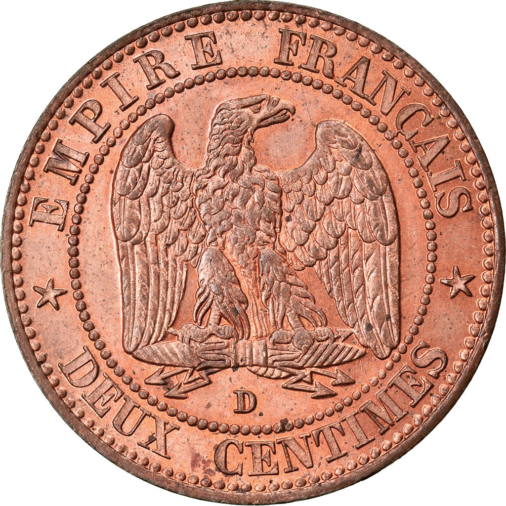 Monnaie, France, Napoleon III, Napoléon III, 2 Centimes, 1854, Lyon, SPL+