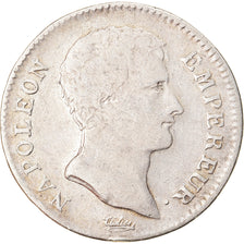 Moeda, França, Napoléon I, Franc, An 12, Paris, VF(20-25), Prata, KM:649.1