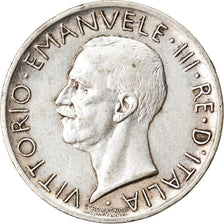 Coin, Italy, Vittorio Emanuele III, 5 Lire, 1929, Rome, EF(40-45), Silver