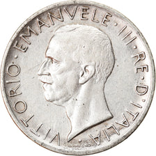 Moneta, Italia, Vittorio Emanuele III, 5 Lire, 1929, Rome, BB, Argento, KM:67.2