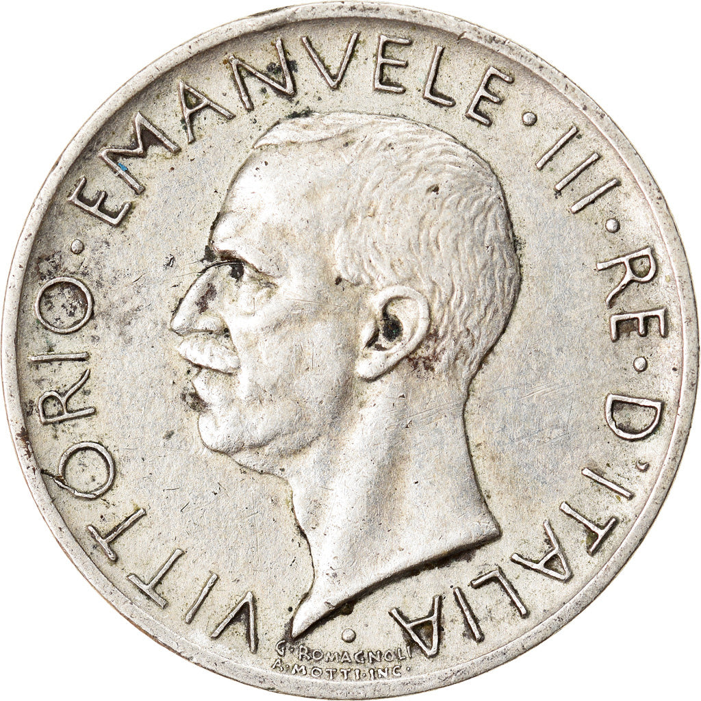 Münze, Italien, Vittorio Emanuele III, 5 Lire, 1929, Rome, SS, Silber, KM:67.2