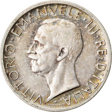 Monnaie, Italie, Vittorio Emanuele III, 5 Lire, 1929, Rome, TTB+, Argent