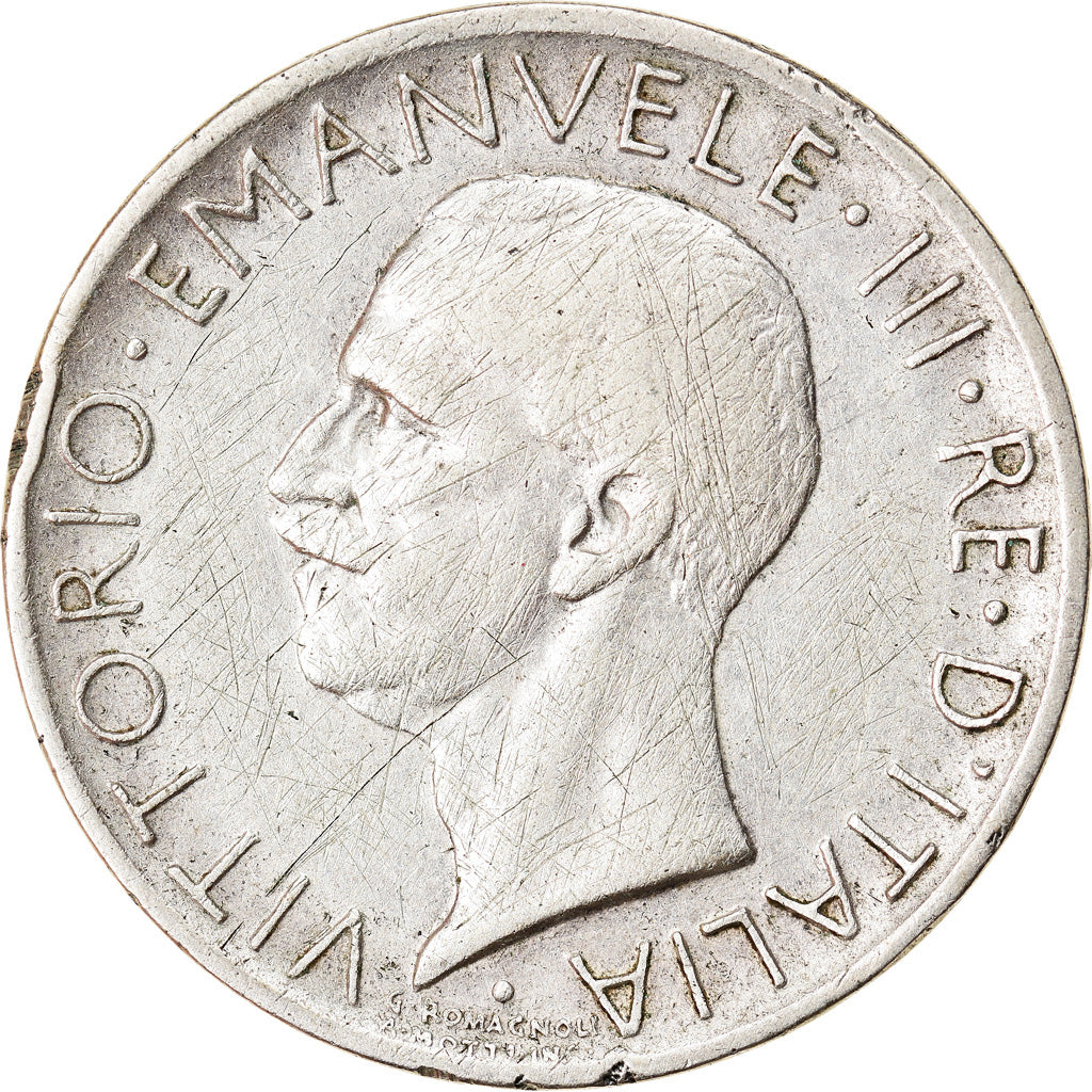 Monnaie, Italie, Vittorio Emanuele III, 5 Lire, 1930, Rome, TB+, Argent, KM:67.1