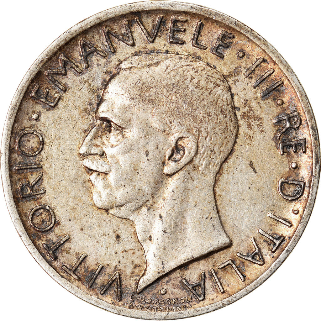Moneta, Italia, Vittorio Emanuele III, 5 Lire, 1930, Rome, BB, Argento, KM:67.1