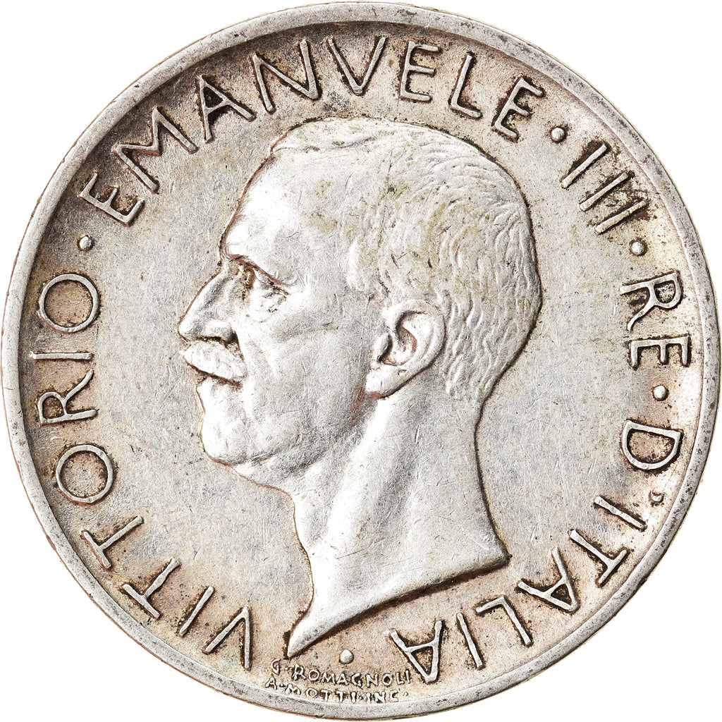 Moneta, Italia, Vittorio Emanuele III, 5 Lire, 1930, Rome, BB+, Argento, KM:67.1
