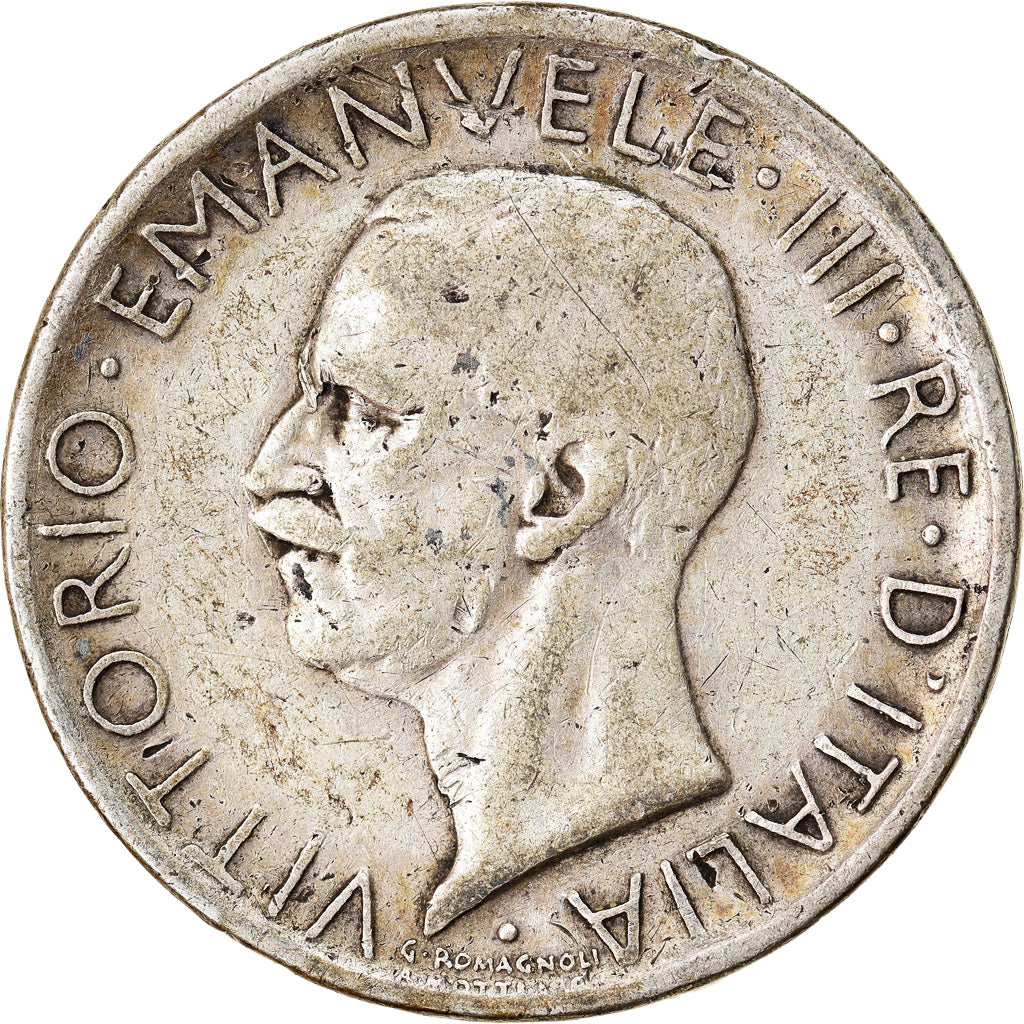 Monnaie, Italie, Vittorio Emanuele III, 5 Lire, 1926, Rome, TB+, Argent, KM:67.1