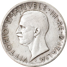 Monnaie, Italie, Vittorio Emanuele III, 5 Lire, 1926, Rome, TB+, Argent, KM:67.1
