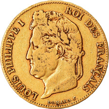 Moneta, Francja, Louis-Philippe, 20 Francs, 1841, Paris, VF(30-35), Złoto