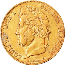 Moeda, França, Louis-Philippe, 20 Francs, 1848, Paris, AU(50-53), Dourado