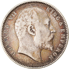 Münze, INDIA-BRITISH, Edward VII, Rupee, 1906, SS, Silber, KM:508
