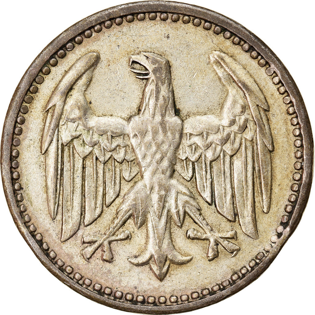 Moneta, GERMANIA, REPUBBLICA DI WEIMAR, 3 Mark, 1924, Stuttgart, SPL-, Argento