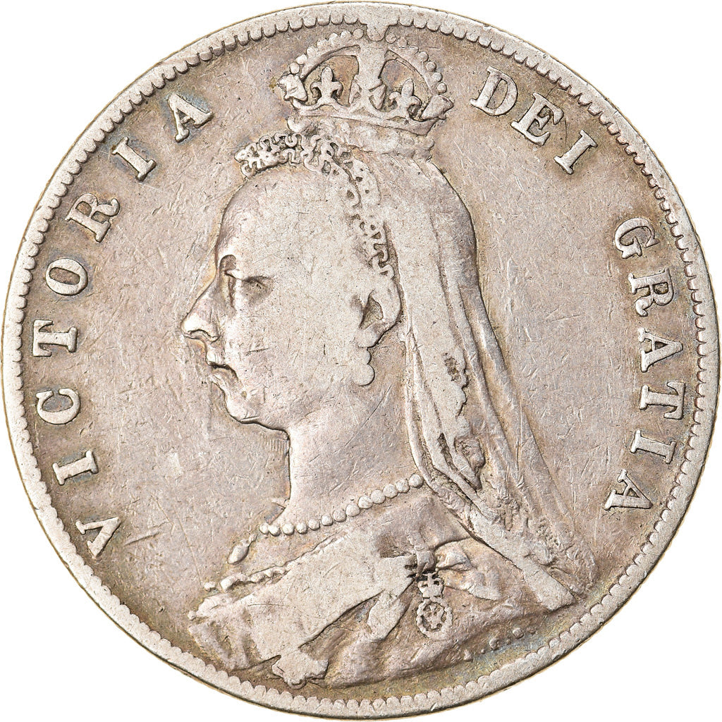Coin, Great Britain, Victoria, 1/2 Crown, 1891, London, VF(30-35), Silver