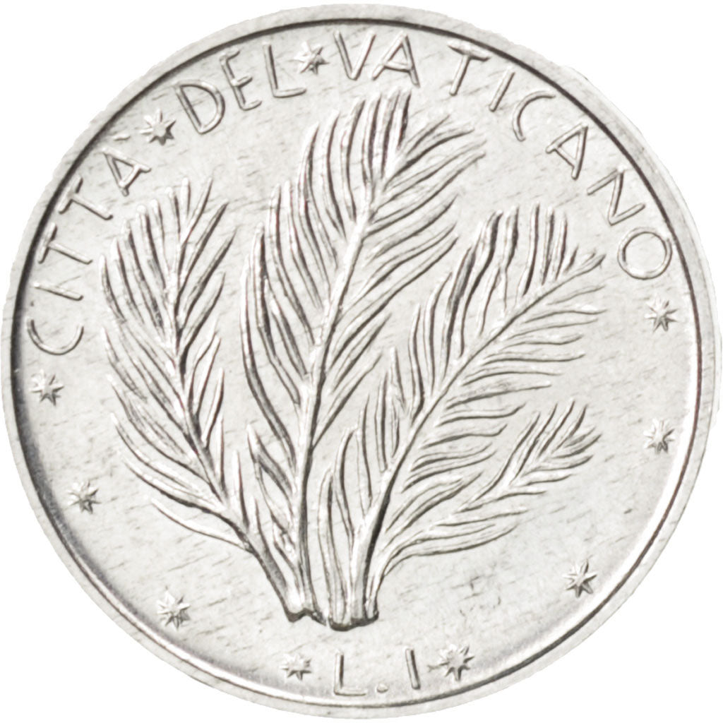 VATICAN CITY, Lira, 1973, KM #116, MS(63), Aluminum, 17, 0.61