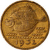 Munten, DANZIG, 5 Pfennig, 1932, ZF+, Aluminum-Bronze, KM:151