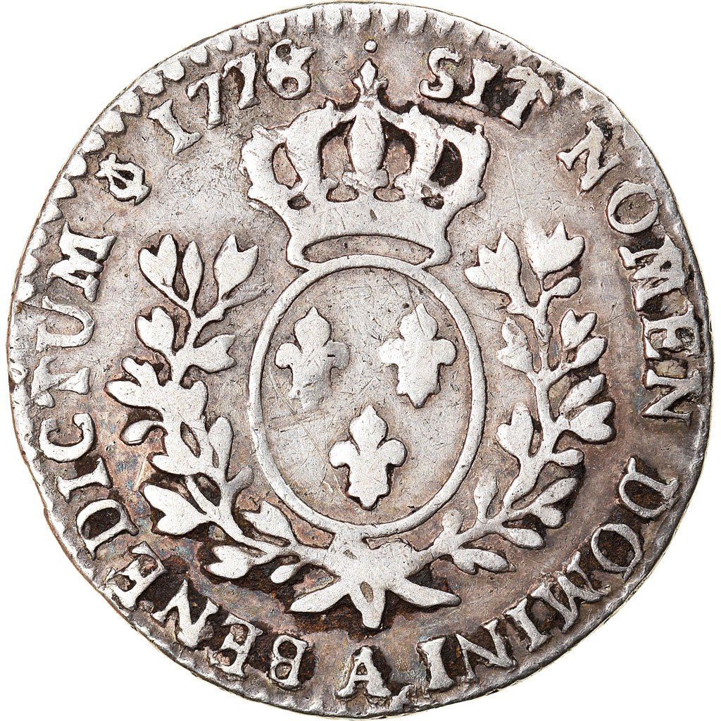 Munten, Frankrijk, Louis XVI, 1/10 Écu, 12 Sols, 1/10 ECU, 1778, Paris, FR+