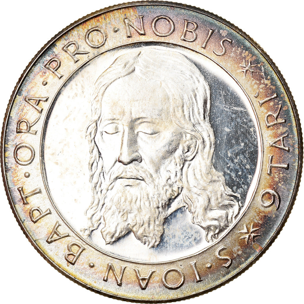 Coin, MALTA, ORDER OF, Angelo de Mojana di Cologna, 9 Tari, 1970, MS(63)